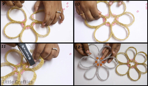 Plastic Bottle Flower Step by Step 9-12