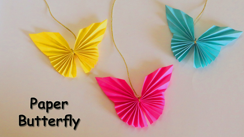 Paper Butterfly DIY Crafts