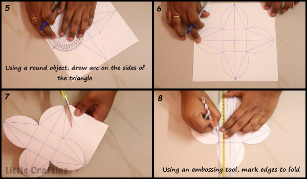 Pyramid Gift Box Step by Step 5-8