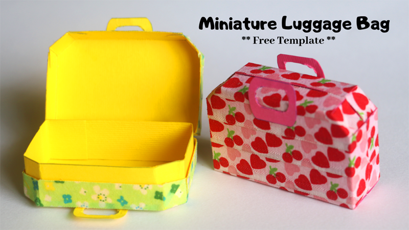 Miniature Luggage Bag DIY