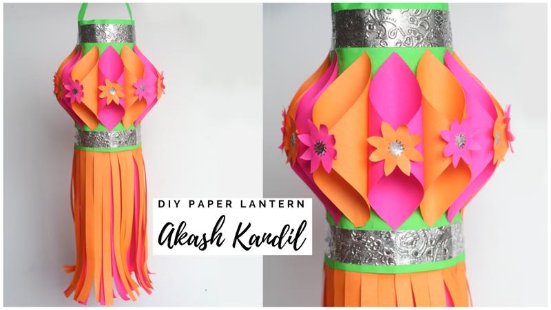 Paper Lantern DIY Akash Kandil