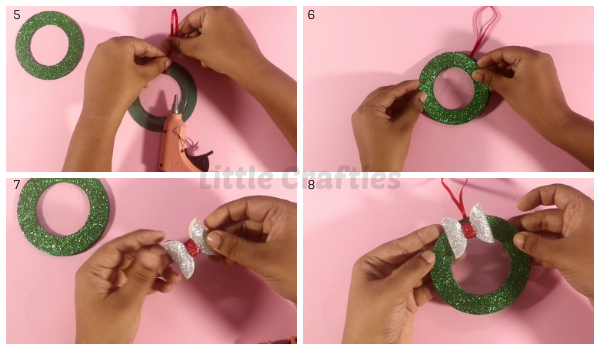 DIY Christmas Ornaments Steps 5-8
