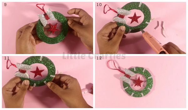 DIY Christmas Ornaments Steps 9-12