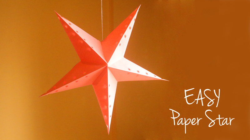 paper christmas star