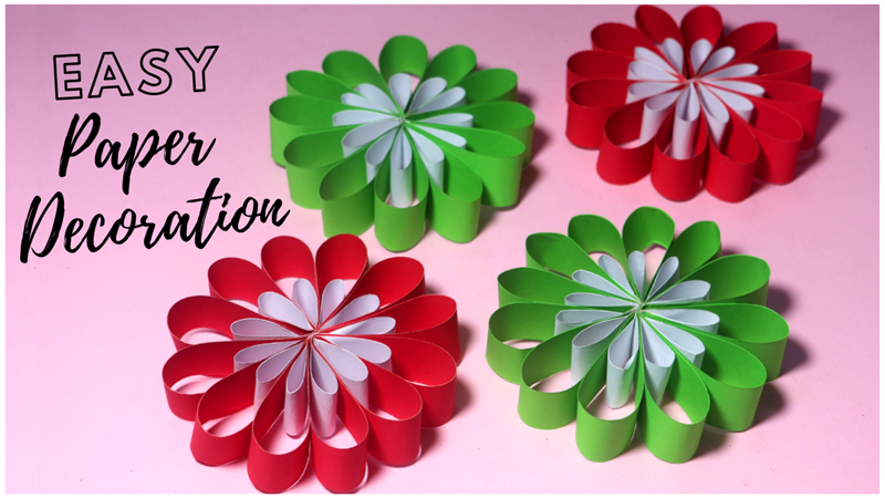 Paper Flower Decorations - Little Crafties