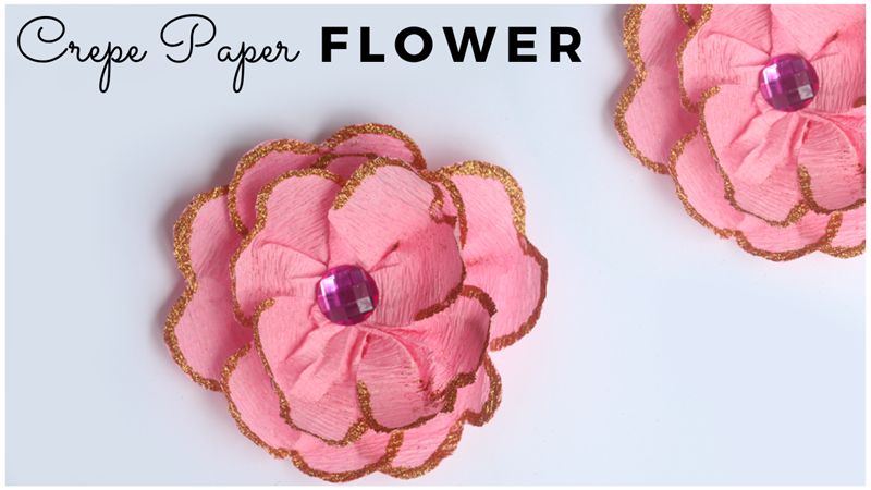 Crepe Paper Flowers DIY - Little Crafties