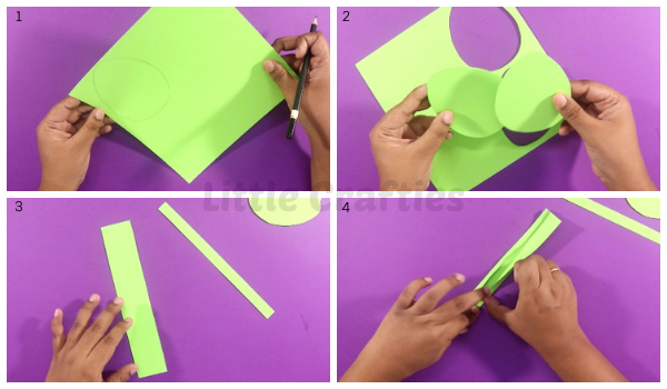 Easter Egg Basket Making Steps 1-4