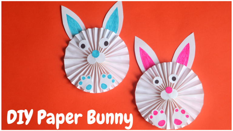 DIY Paper Easter Bunny - Little Crafties