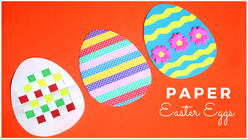 Paper Easter Egg Decoration Idea