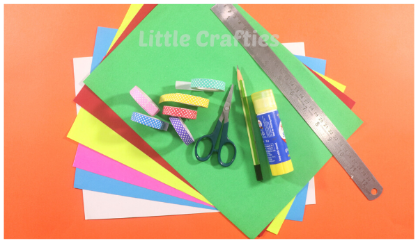 Paper Easter Egg Craft Materials