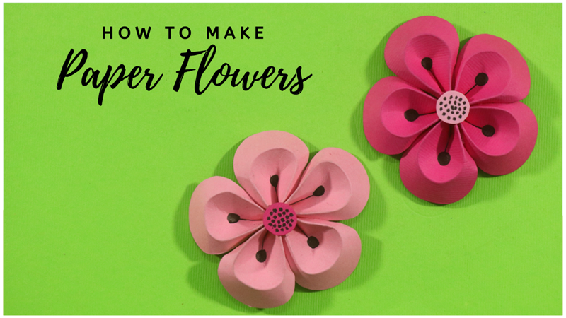 Handmade Paper Flowers DIY Craft