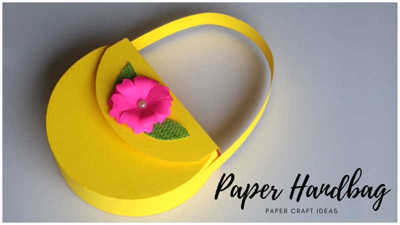 DIY – Little Paper Handbag #5 – Varnam Art Class