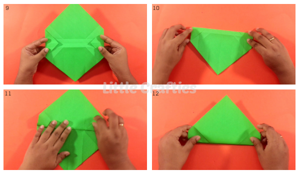 easy origami paper bag step by step