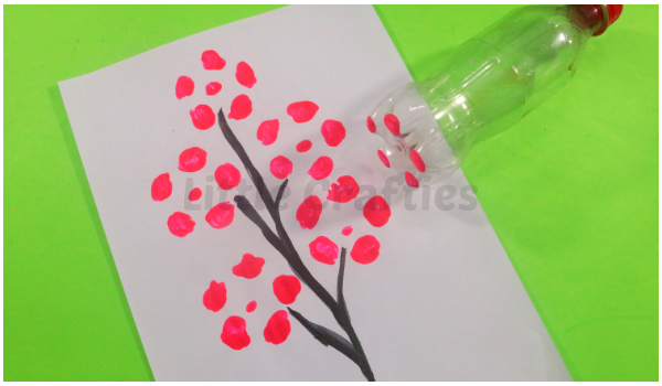 Plastic Bottle Painting