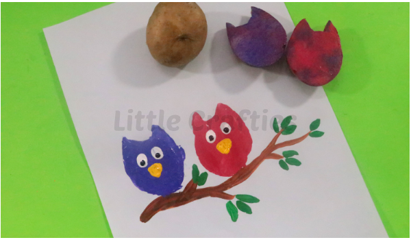 Potato Vegetable Painting