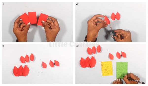 DIY Christmas Wreath Tutorial Steps 1-4