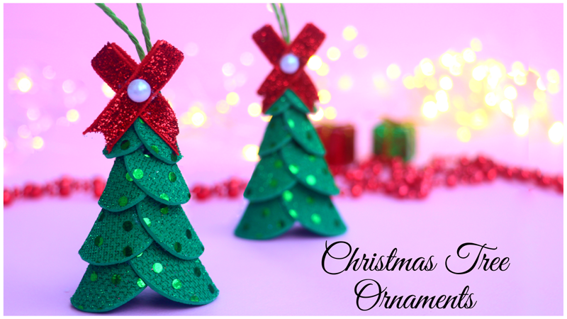 10 Christmas Decoration idea with glitter foam sheet step by step