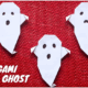 Origami Paper Ghost Halloween Craft
