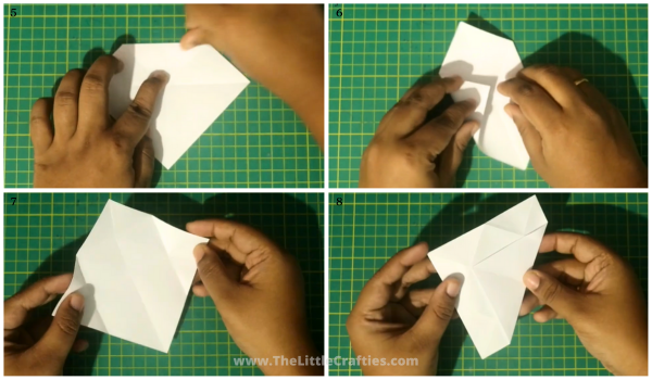 Origami Paper Ghost Halloween Craft 5
