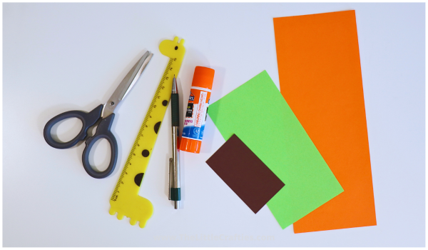 3D Paper Pumpkin Craft Materials